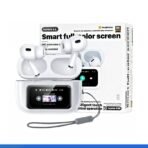 REMAX Noise-Cancelling Wireless Earbuds with Touch Screen - White