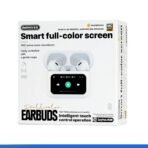 REMAX Noise-Cancelling Wireless Earbuds with Touch Screen - White - Image 2