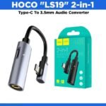 HOCO 2-in-1 Type-C To 3.5mm Audio Converter
