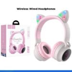 HOCO Cat Ear Wireless Headphones - Pink