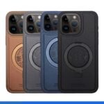 Magnetic Ring Bracket Leather Case | iPhone 14, 15 & 16 Series