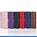 Leather Flip Wallet Card Holder Book Case Cover For iPhone Series 5/5S/5Se, 6/6 Plus, 7/7 Plus