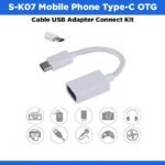 S-K07 Mobile Phone Type-C OTG Cable USB Adapter Connect Kit