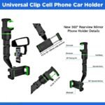 Universal Clip Cell Car Holder
