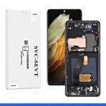 Original OLED LCD Touch Screen For Samsung Galaxy S21 Series With Frame