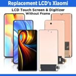 Replacement Xiaomi Mi 8, Xiaomi Mi 8 Pro, Xiaomi Mi 8 SE Without Frame Black LCD Display Screen
