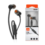 JBL Tune 110 In-Ear Wired Headphones – Black