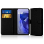 Leather Flip Wallet Book Case For Motorola G4 | G5 | G6 | G7