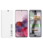 Genuine LCD Screen For Samsung Galaxy S20 4G/5G (G980 / G981) With Frame and Touchpad – Cosmic Grey (GH82-22131A/GH82-31432A)