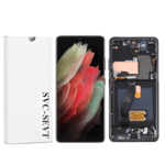Genuine LCD Screen For Samsung Galaxy S21 Ultra 5G (G998B) With Frame and Touchpad – Phantom Black (GH82-26036A)