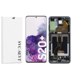 Genuine LCD Screen For Samsung Galaxy S20 Plus 5G (S986B) With Frame and Touchpad – Cosmic Grey (GH82-31442E)