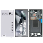 Genuine LCD Screen For Samsung Galaxy S24 Ultra (S928B) With Frame and Touchpad – Phantom Black (GH82-33396B)