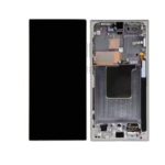 Genuine LCD Screen For Samsung Galaxy S24 Ultra (S928) With Frame & Touchpad – Natural Titanium (Pull Out)