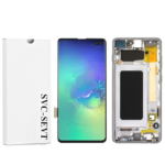 Genuine LCD Screen For Samsung Galaxy S10 Plus (G975B) With Frame and Touchpad – Ceramic White (GH82-18849B)