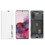 Genuine LCD Screen For Samsung Galaxy S20 FE 5G (G781B) With Frame and Touchpad – Cloud White (GH82-24219B)