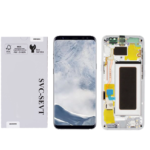 Genuine LCD Screen For Samsung Galaxy S8 Plus (G955) With Frame and Touchpad – Arctic Silver (GH97-20470B)