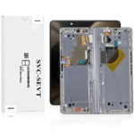 Genuine LCD Screen For Samsung Galaxy Z FOLD 5 5G (F946) With Frame and Touchpad – Grey Blue (GH82-31842D)