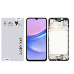 Genuine LCD Screen For Samsung Galaxy A15 4G/5G (A156/A155) With Frame and Touchpad – Black (GH82-33637A)