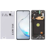 Genuine LCD Screen For Samsung Galaxy Note 10 Lite (N770) With Frame & Touchpad – Black (GH82-22055A)