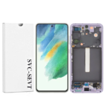 Genuine LCD Screen For Samsung Galaxy S21 FE 5G (G990B) With Frame and Touchpad – Lavender (GH82-26420D)