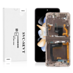 Genuine LCD Screen For Samsung Galaxy Z FLIP 4 (F721) With Frame and Touchpad – Pink Gold (GH82-30239C)