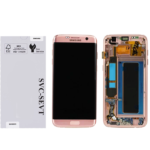 Genuine LCD Screen For Samsung Galaxy S7 Edge (G935) With Frame and Touchpad – Pink Gold (GH97-18533E)