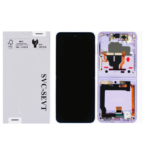 Genuine LCD Screen For Samsung Galaxy Z FLIP 3 (F711) With Frame and Touchpad – Lavender (GH82-27243D)