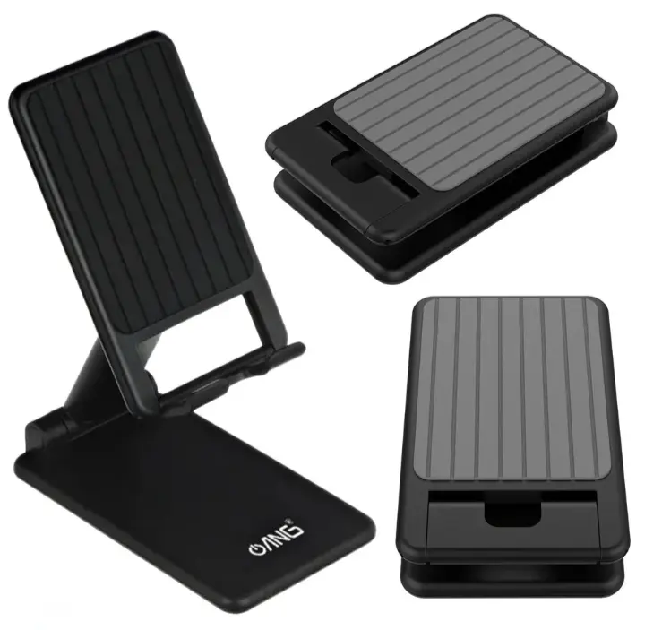 Screenshot-2025-09-19-061048.webp ANG PHONE HOLDER JHD-412- FOLDABLE STAND- BLACK - Image 1