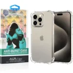 Anti Burst Clear Tough Gel Case For iPhone 15 Series