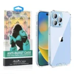 Anti Burst Clear Tough Gel Case | iPhone 16 Series