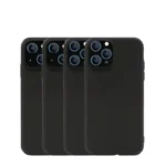 Camera Lens Black TPU Gel Case For iPhone 16 Series