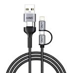 ANG 100W 4 in 1 Aluminium Charging Cable With Fast Data Transfer - Image 2