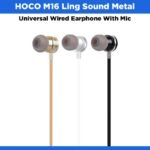 HOCO Metal Wired Earphone With Mic