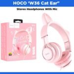 HOCO 'W36 Cat Ear" Stereo Headphones With Mic